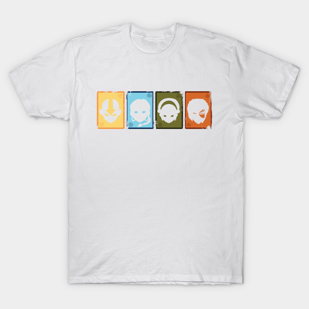 Avatar the Last Airbender Playing Cards T-Shirt-TOZ